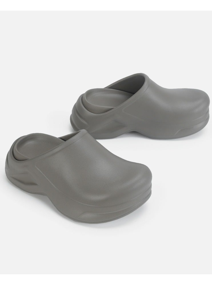 Loquat Women’s EVA Clogs Garden Shoes Comfort Thick Sole Waterproof Slip-on Outdoor Beach Slippers Closed Toe Sandal Dark Army Green  - Image 3