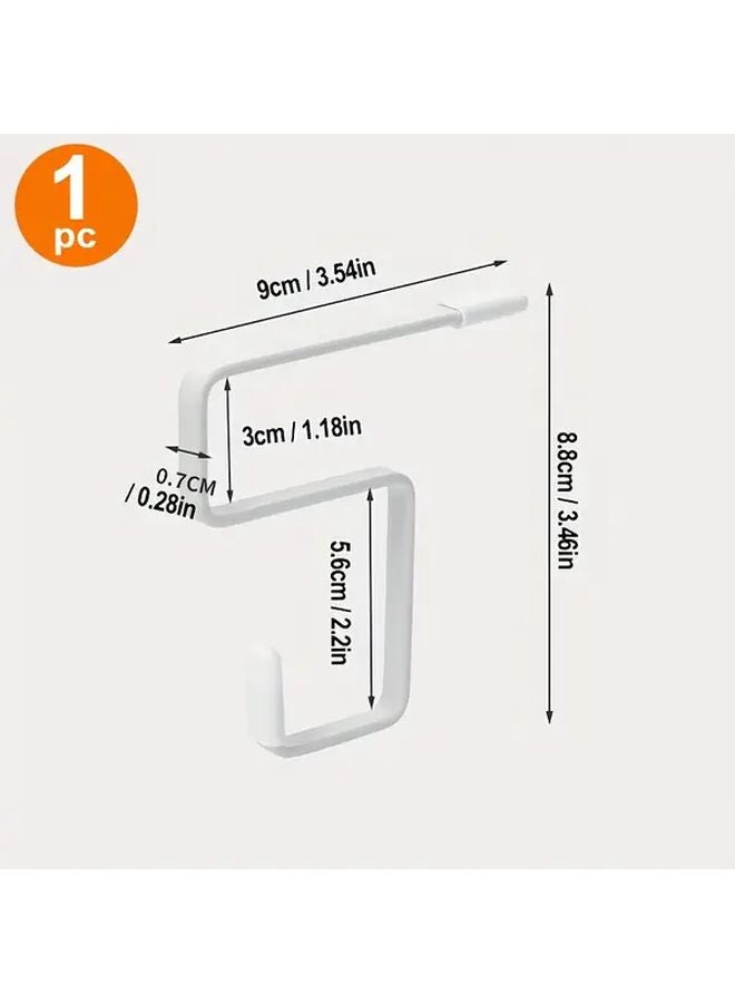قطعة واحدة خطاف جانبي للطاولة متين يحمل أوزانًا ثقيلة مضاد للانزلاق منظف متعدد الاستخدامات للأكياس المفاتيح تخزين المنزل - Image 1