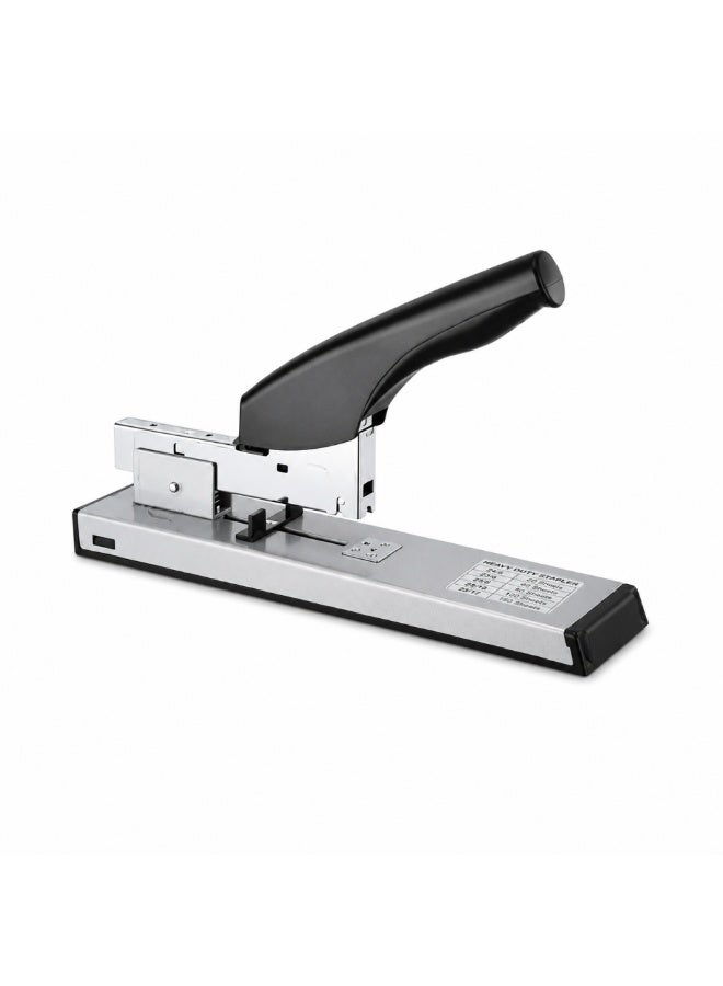 KW Large Heavy-Duty Stapler, 100 Sheet Capacity, Silver/Black