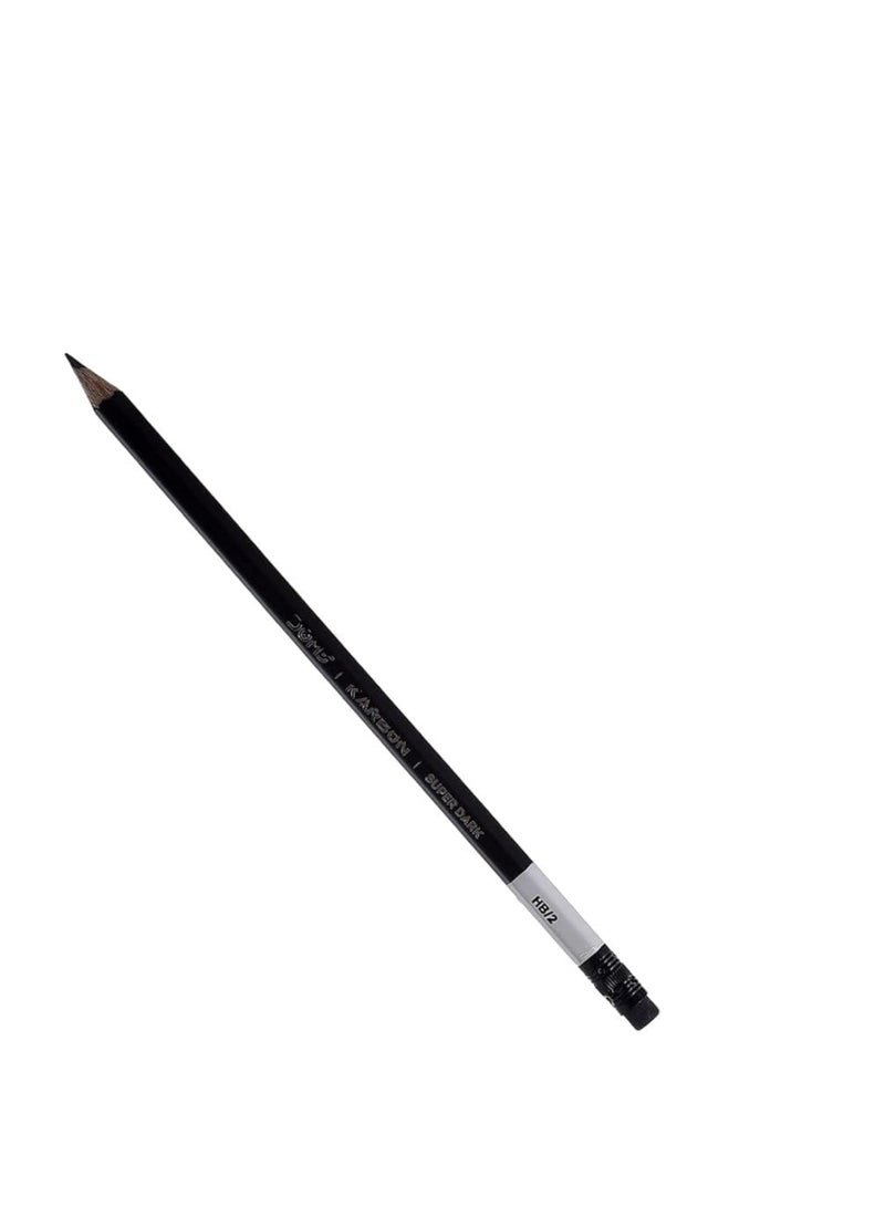 DOMS 40-Piece Karbon Super Dark HB/2 Graphite Pencils - Image 3