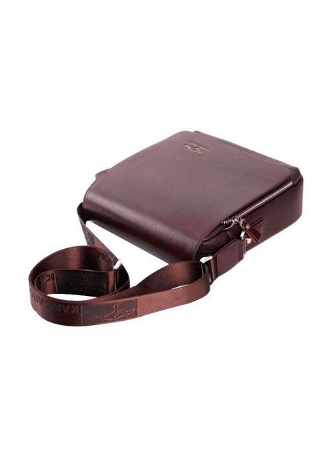 Leather Crossbody Bag Brown