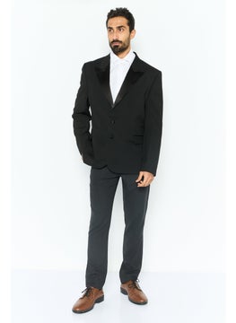 Asos Design Men Slim Fit Plain Blazer, Black  - Image 2