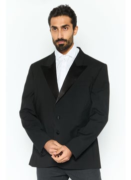 Asos Design Men Slim Fit Plain Blazer, Black  - Image 1