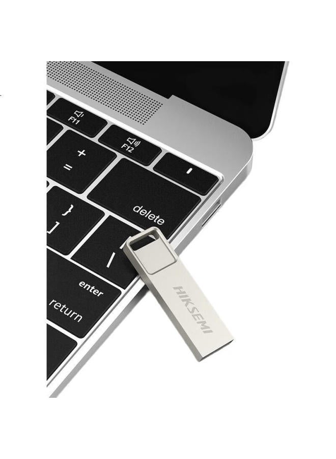 HIKVISION Hikvision 4Gb Usb2.0 Metal Usb Flash Drive X301, Blade Silver Color, One-Piece Encapsulation, Dustproof And Waterproof, Computer And Car Usb Drive, System Disk - Image 3