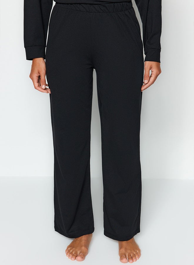 trendyol Printed Sweatshirt-Pants and Knitted Pajamas Set THMAW24PT00044 - Image 5