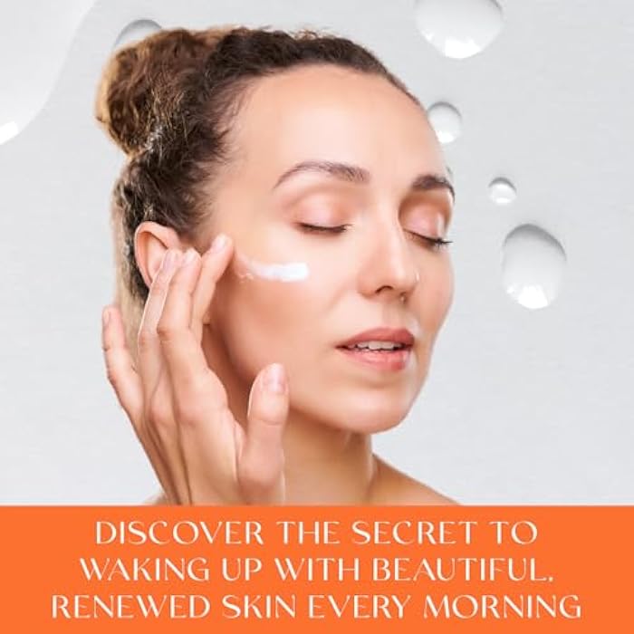 Skin 2.0 Vitamin C & Collagen Face Moisturizer – Hydrating Anti Aging Night Cream For Uneven & Dry Skin, Firms & Smooths Fine Lines – Dermatologist Tested, Korean Skin Care, Clean Beauty – 1.69 Fl Oz - Image 4