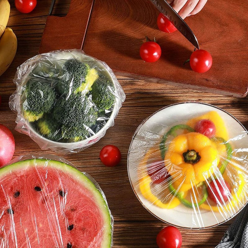 Zashvi Zashvi 100 Pcs Fresh Keeping Bags Cling Film Food Storage Covers for Fruit Preservation and Food Storage Reusable Elastic Food Storage Covers Plastic Adjustable  - Image 5