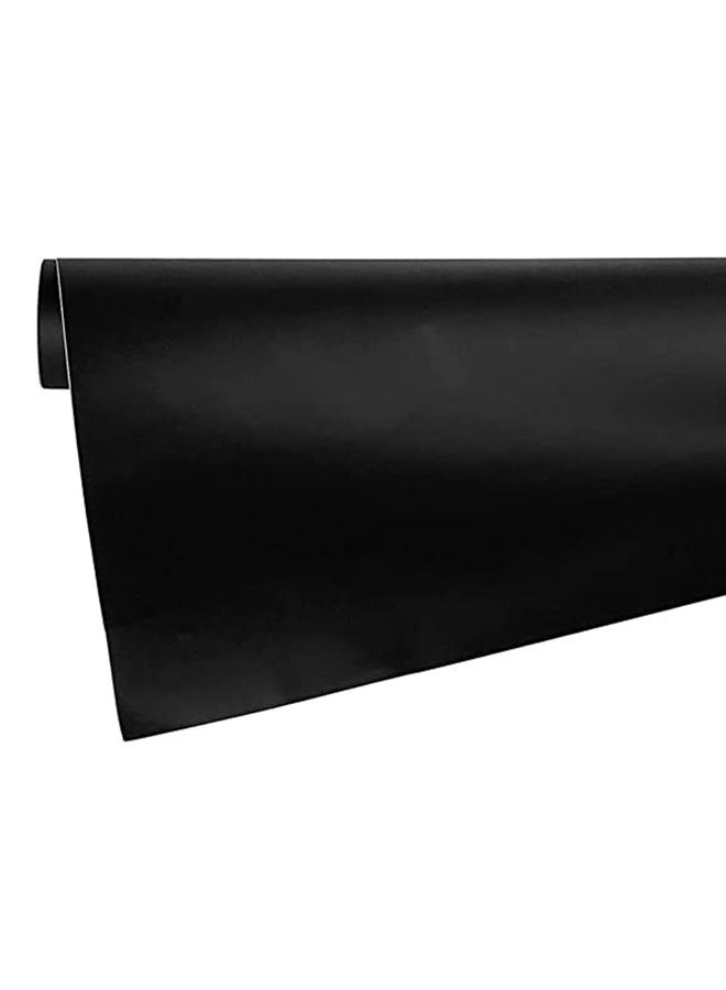 Matte black vinyl waterproof film with air release 30cm x 3m