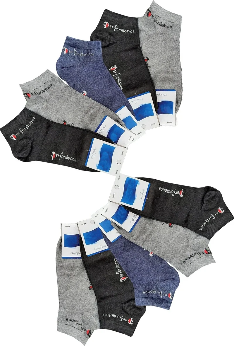 هيبسين راكيب Competing All 10LU Men's Short Booties Sports Socks Economical Cotton