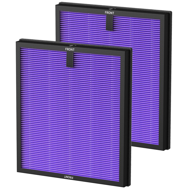 HY4866 True HEPA Replacement Filters Compatible with MORENTO HY4866 WESTHEY HY4866 YIOU M1 Air Purifier 3in1 H13 Ture HEPA Air Filter Multifunction Version 2Pack