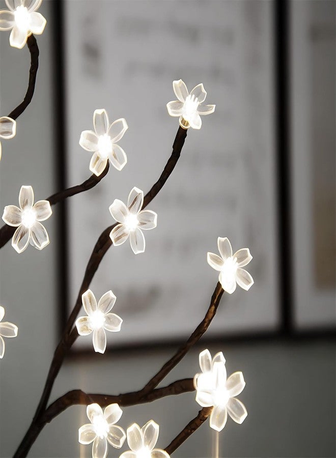 BUDWILL Bonsai Tree Lamp Night Light - Tabletop for Home Decor, Bedroom, Wedding, Christmas & Diwali Decor Fairy Lights | Tabel Lamp Lights | (24LED-White) - Image 4