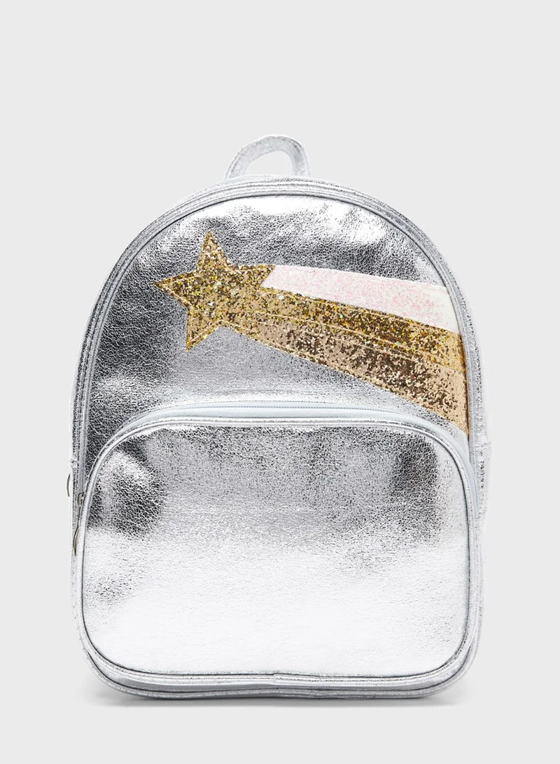 shoexpress Kids Printed Backpack
