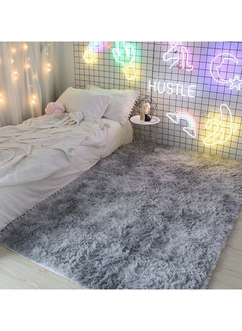 Generic 160*80cm Modern Rugs Fluffy Soft Touch Carpet For Bedroom Living Room Floor  - Image 1