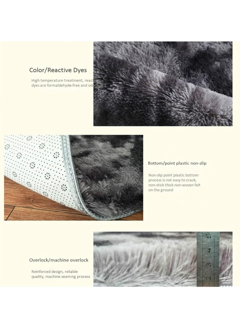 Generic 160*80cm Modern Rugs Fluffy Soft Touch Carpet For Bedroom Living Room Floor  - Image 5
