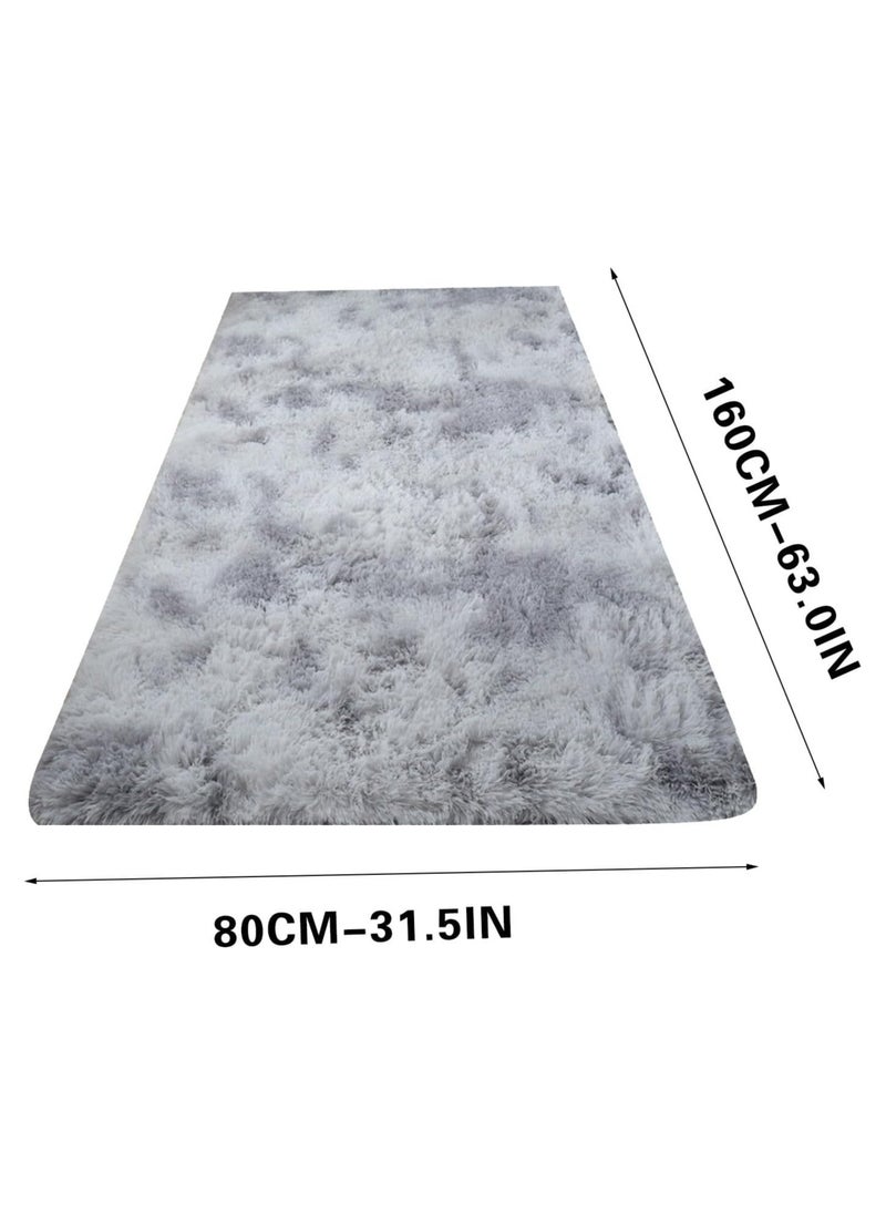Generic 160*80cm Modern Rugs Fluffy Soft Touch Carpet For Bedroom Living Room Floor  - Image 2