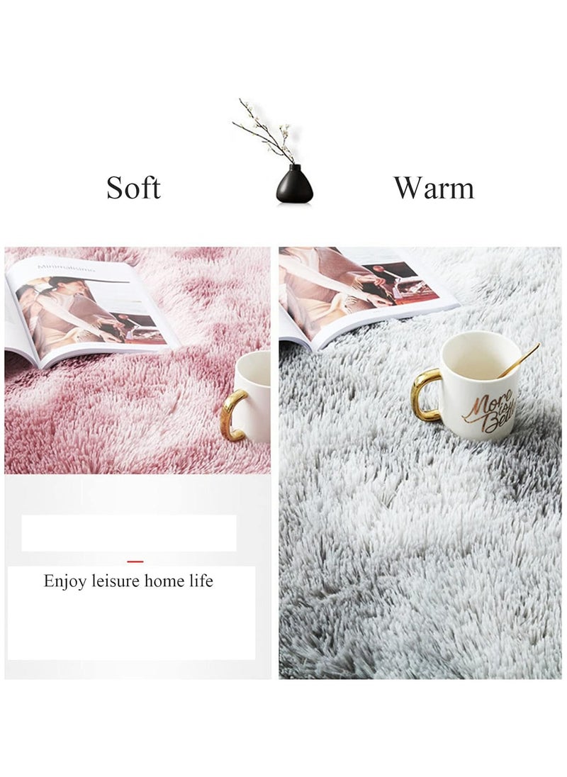 Generic 160*80cm Modern Rugs Fluffy Soft Touch Carpet For Bedroom Living Room Floor  - Image 3