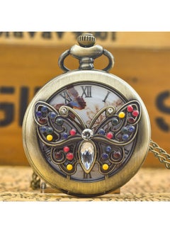 NIBEMINENT Vintage Metal Analog Pocket Watch Unisex Casual Style  - Image 2