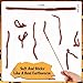 HLARTNET 20 Pcs Fake Earthworm Soft Stretchy Rubber Earthworm Lifelike Plastic Worm Trick for Halloween April Fools Day Party Decoration 7 Inch - Image 2