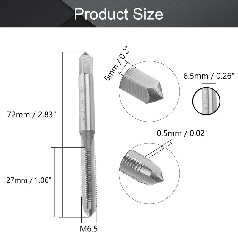 اتول مارت Utoolmart مخرطة آلة 1/4-32UNEF فولاذ عالي السرعة قاطع خيوط مخرطة برغي نظام الولايات المتحدة 1 قطعة - Image 2