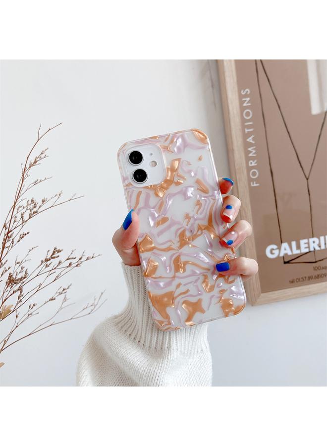 Zaboon Case For iPhone 12 mini Shell Texture IMD Half-coverage TPU Protective Case - Image 1