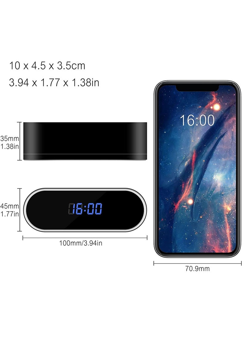 Generic - Hidden Camera Clock, HD 1080P WiFi Hidden Spy Alarm Clock Camera with Night Vision/Motion Detection/Loop Recording, Wireless Security Nanny Cam for Home and Office-Support iOS/Android No Audio - Image 1