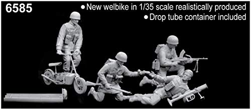 Dragon Models 135 Red Devils with Welbike and Drop Tube Container Arnhem 1944 4 Figures Set with Bike Premium Edition - Image 5