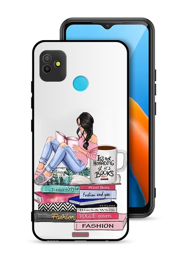 Tolwak Tecno Pop 5 Protective Case Cover Girl And Fashion Books Art  - Image 1