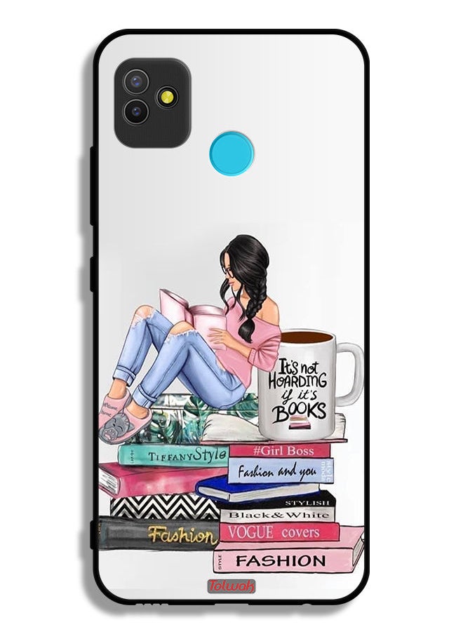 Tolwak Tecno Pop 5 Protective Case Cover Girl And Fashion Books Art  - Image 2