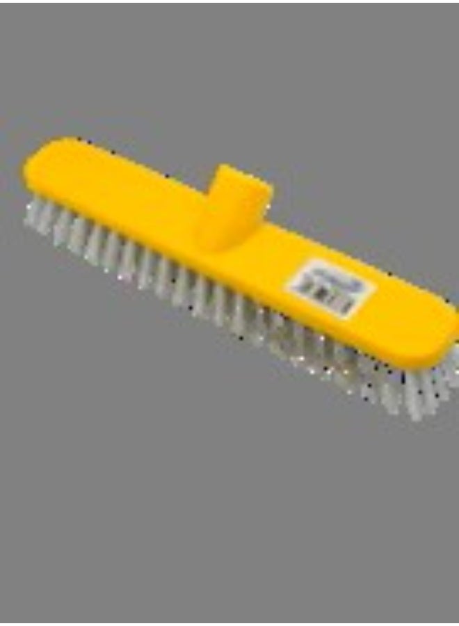 Floormaster Floor scrubbing brush FM9260 with Long Lasting Aluminum handle 150cm Yellow