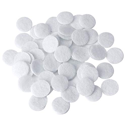 TopDirect 200 Pcs Microdermabrasion Cotton Filters, TopDirect Replacement 10 mm Diamond Dermabrasion Filters Facial Vacuum Filters Accesories Sponge Filter for Suction Microdermabrasion Machine White - Image 1