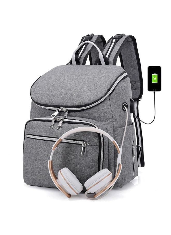 NIBEMINENT Oxford Diaper Backpack With Insulation Pocket  - Image 4