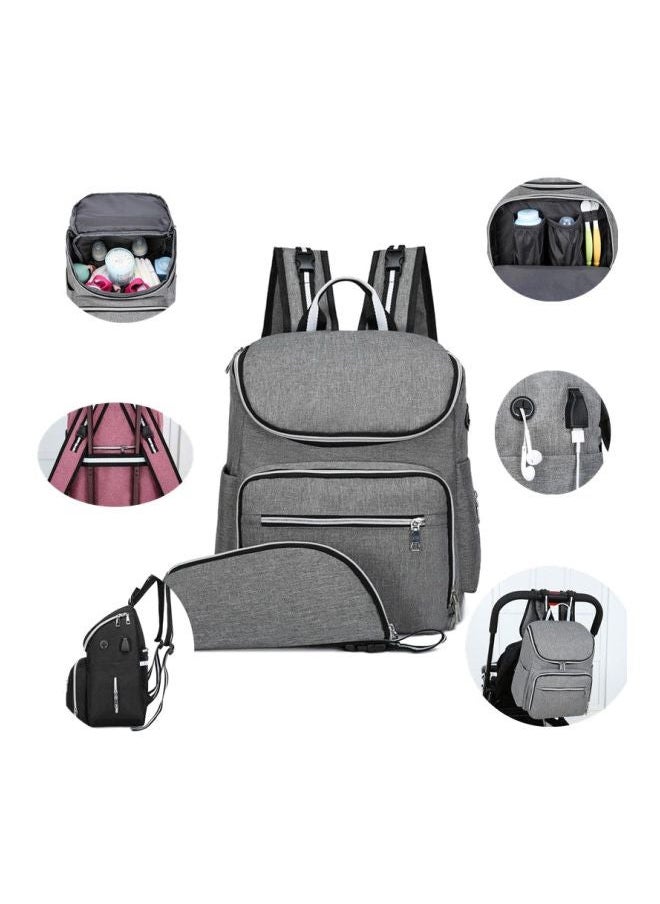 NIBEMINENT Oxford Diaper Backpack With Insulation Pocket  - Image 5
