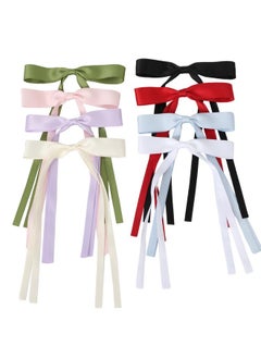 8Pcs Bow Hair Clips Hair Bow Clips For Women Hair Ribbon Hair Bows With Long Tail French Barrette Hair Bow Silky Satin Bowknot Tassel Claw Hair Clip Hair Accessories For Girls Toddlers Teens Kids - pzsku/ZA11303AA141D44986A2CZ/45/_/1707981301/4a5ddd10-d3fd-402f-ad50-3692089b5c24