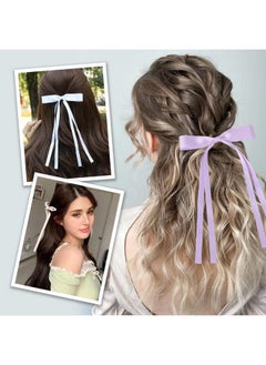 8Pcs Bow Hair Clips Hair Bow Clips For Women Hair Ribbon Hair Bows With Long Tail French Barrette Hair Bow Silky Satin Bowknot Tassel Claw Hair Clip Hair Accessories For Girls Toddlers Teens Kids - pzsku/ZA11303AA141D44986A2CZ/45/_/1707981310/187fab5b-6cc6-4e31-9a6b-f3e6b33eddf6