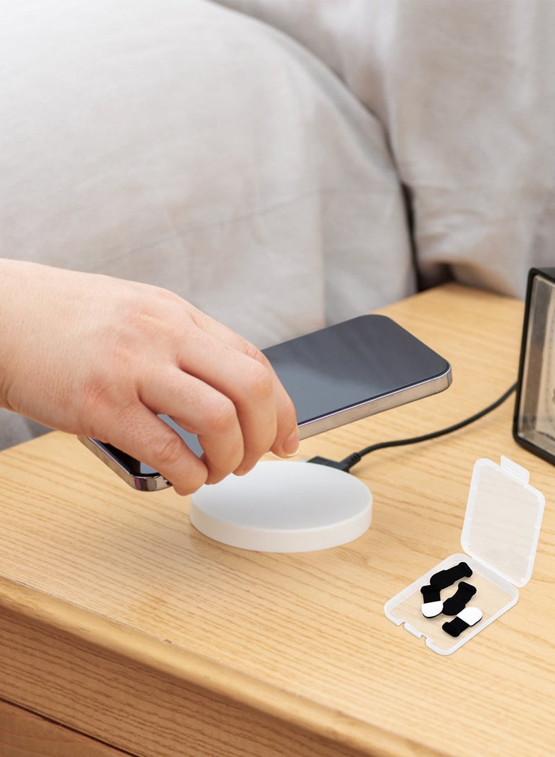 Vesaneae 4 Pieces USB C Anti-Dust Taps, Type C Anti-Dust Taps, Silicone Anti-Dust Taps, Mobile Anti-Dust Taps, USB C Anti-Dust Tapas for Type-C Phones and Tablets (Black) - Image 2