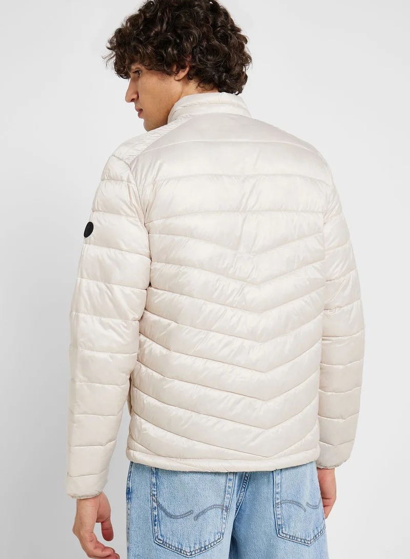 JACK & JONES Colour Block Puffer Jacket