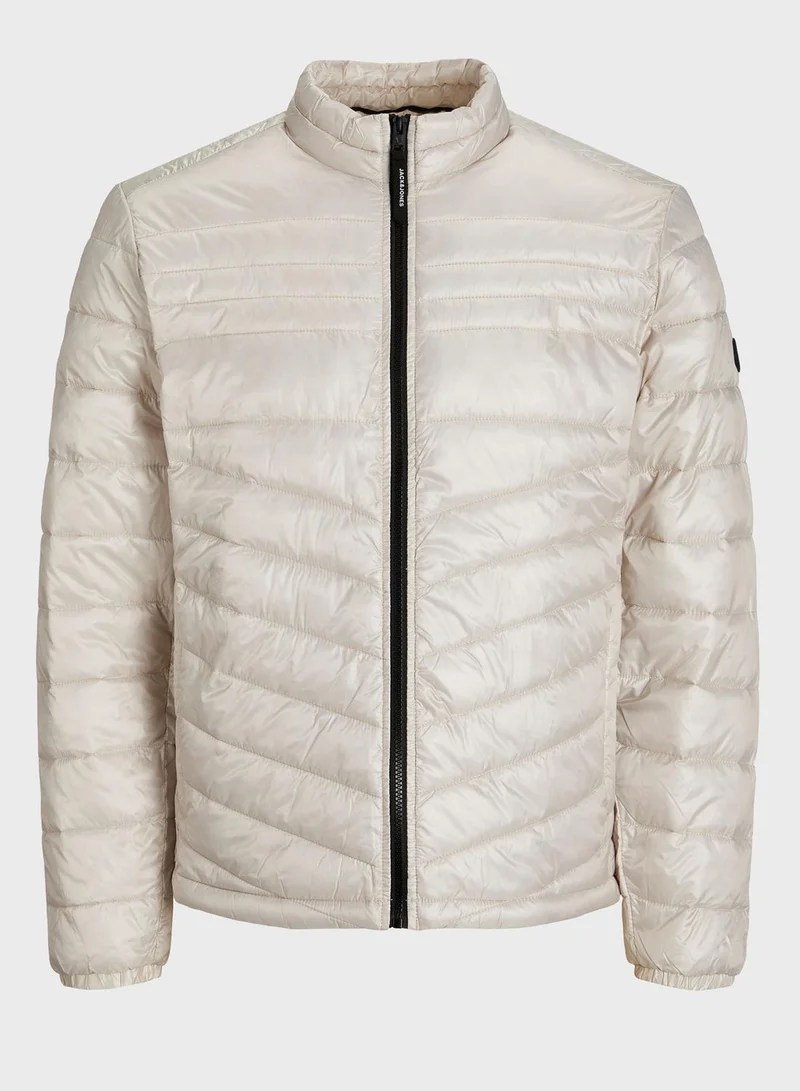 JACK & JONES Colour Block Puffer Jacket