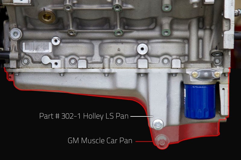HOLLEY 302-1 Holley GM LS Swap Oil Pan - Image 3