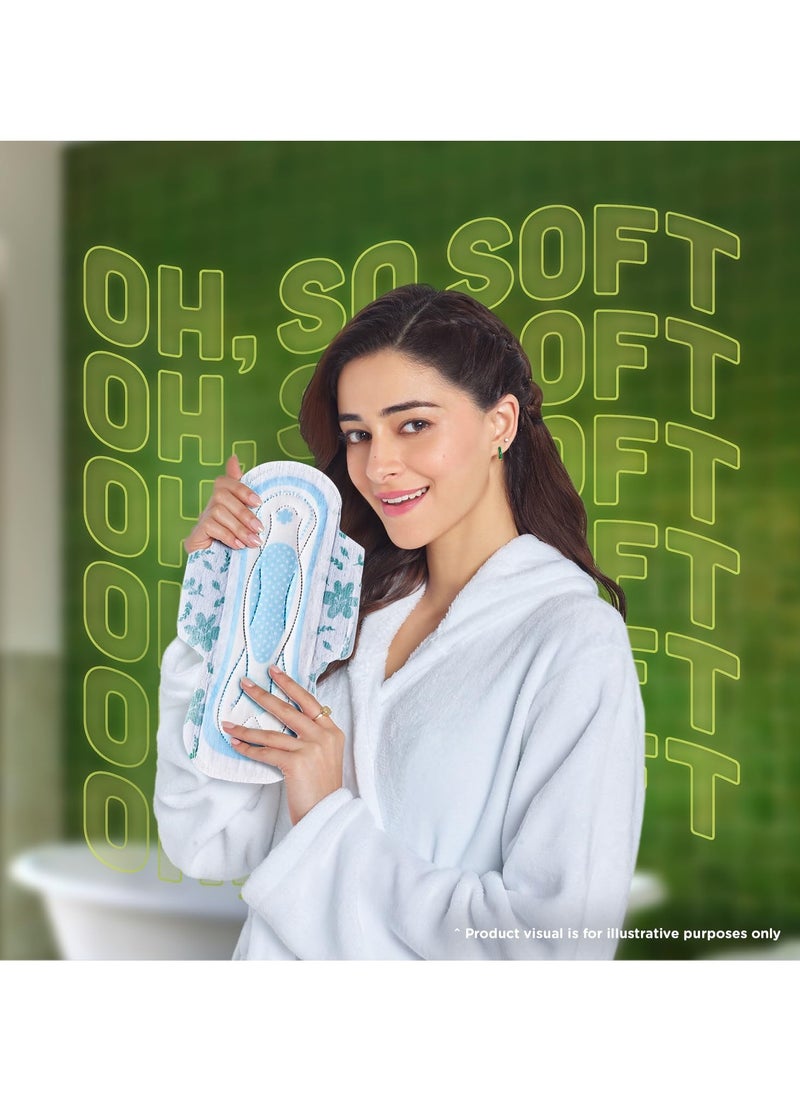 Whisper Whisper Ultra Upto No Gap No Leaks Sanitary Pads, 48 XL Pads, For Heavy Flow Protection, With CURVEWEAR™ Technology, Cotton Like Softness, Disposable Wrapper, Locks Odour & Wetness  - Image 4