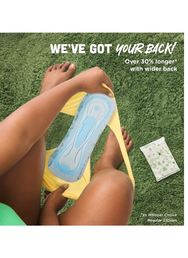 Whisper Whisper Ultra Upto No Gap No Leaks Sanitary Pads, 48 XL Pads, For Heavy Flow Protection, With CURVEWEAR™ Technology, Cotton Like Softness, Disposable Wrapper, Locks Odour & Wetness  - Image 5