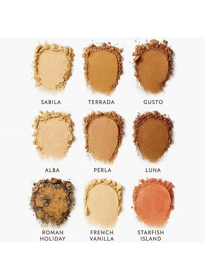 KAPEINE All in One Baked Makeup Palette, Eyeshadow, Blush Highlighter & Bronzer Face Kit Neutral Tones Baked Powder Palette with Matte Shimmer Finish Hign Pigment Full Face Makeup Gift Set for Women - Image 5