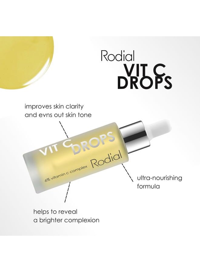 Rodial Vit C Booster Drops 1fl.oz, Brighten and Renew, Rejuvenating Lightweight Vitamin C Face Serum, High Performance Formula with Vitamin B5 and Babassu Oil, Radiance and Luminosity Boost - Image 3