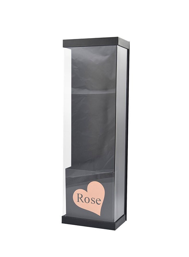 NIBEMINENT Attractive Bouquet Gift Box Black  - Image 4