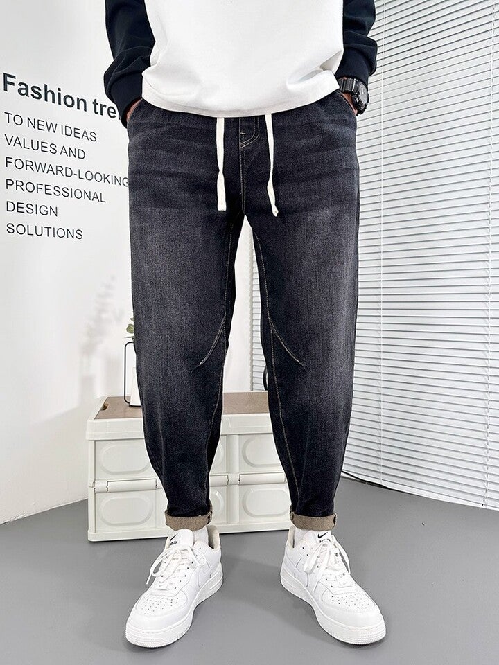 Unisex Casual Daily Denim Jeans - Image 1