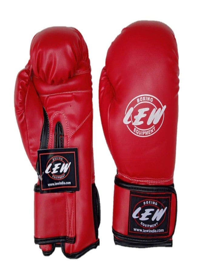 LEW 10OZ Old School Traditional Cotton Filled Boxing Gloves - Image 1