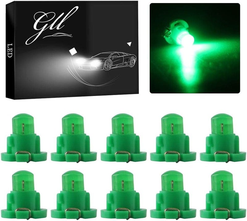 Grandview 10pcs Green T4.2 COB LED Dashboard Light Bulbs - Image 1