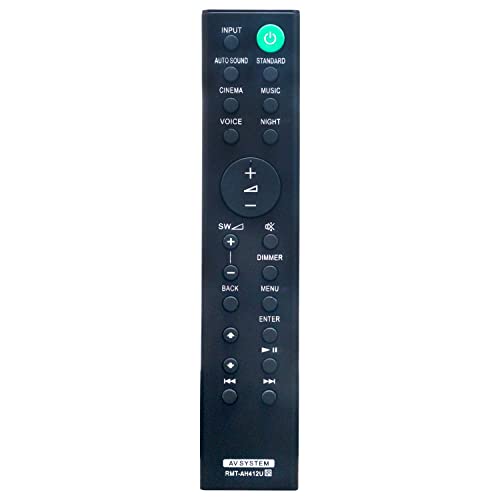 NEURONMART Compatible for Sony Soundbar Remote Control RMT-AH412U for HT-S700RF HT-S500RF HT-S20R HT-S100F (Please Match The Image with Your Old Remote) - Image 4