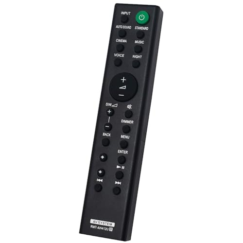 NEURONMART Compatible for Sony Soundbar Remote Control RMT-AH412U for HT-S700RF HT-S500RF HT-S20R HT-S100F (Please Match The Image with Your Old Remote) - Image 2
