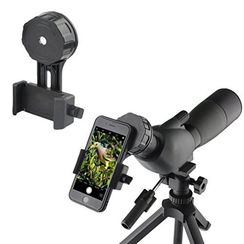 Gosky Telescope Phone Photo Adapter Universal Quick Aligned Cell Phone Digiscoping Adaptor Mount - Compatible with Binoculars Monocular Spotting Scope, Fit Almost All Brands of Smartphones - Image 5