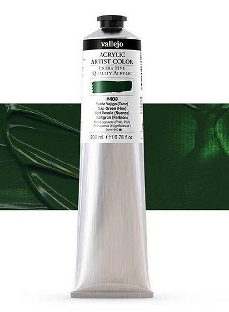 فاليجو طلاء أكريليك فنان بلون أخضر طبيعي 200 مل - (17408)